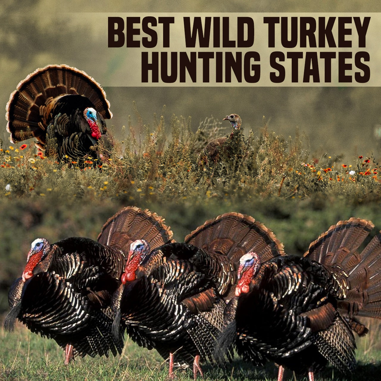 Best Wild Turkey Hunting States