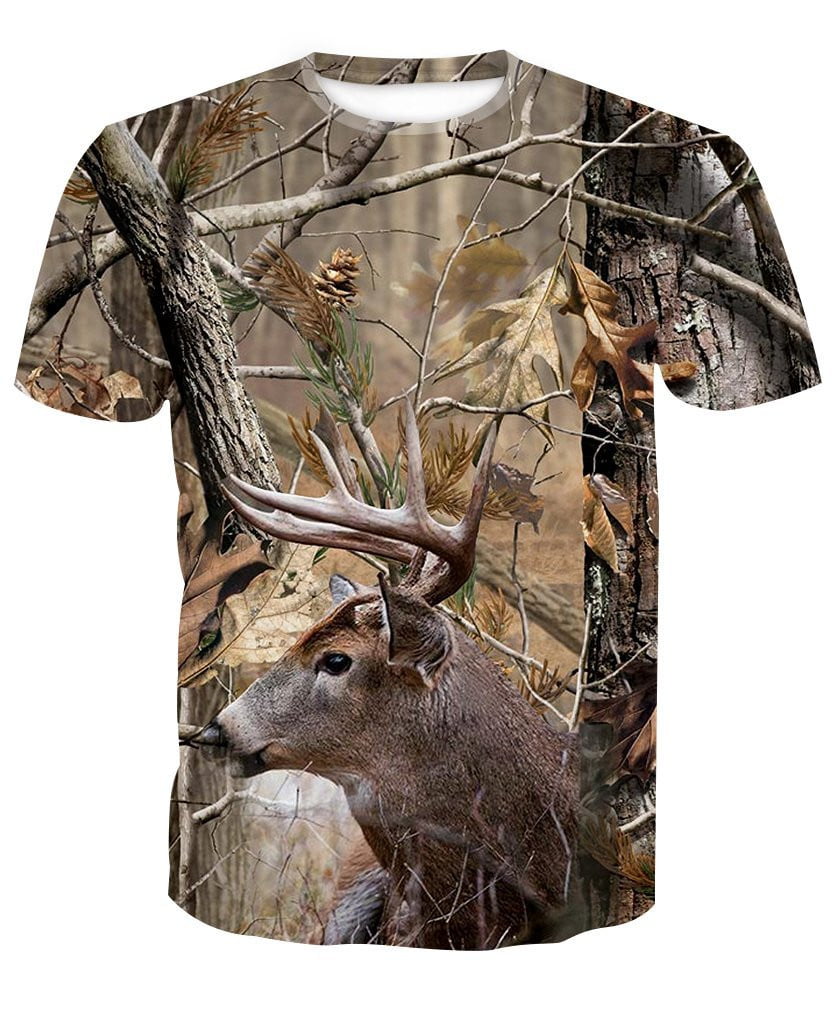 All Over Printed Deer camo hoodie