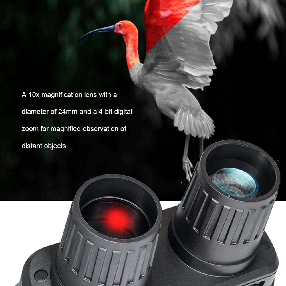 Binocular-Gafa de Visión Nocturna DIPOL D206 PRO 1x + Óptica 5x GEN -  Aire Libre Shop